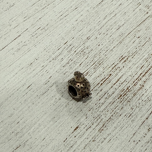 Authentic Pandora Chicken,Hen  Charm 790302 Pre-owned Rare Sterling Silver Bead - Picture 3 of 4